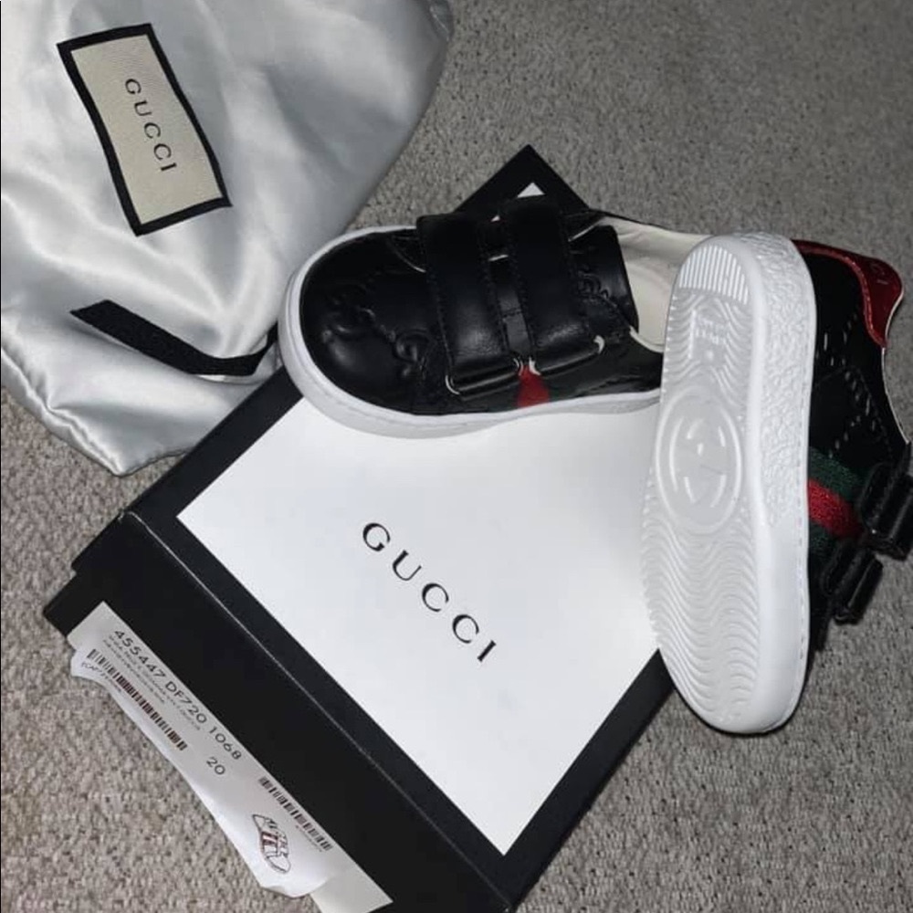 Toddler Ace Gucci Signature sneaker